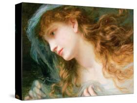 Head of a Nymph-Sophie Anderson-Stretched Canvas