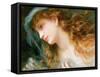 Head of a Nymph-Sophie Anderson-Framed Stretched Canvas