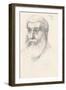 Head of a Peasant, 1902-Alphonse Legros-Framed Giclee Print