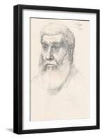 Head of a Peasant, 1902-Alphonse Legros-Framed Giclee Print