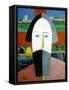 Head of a Peasant, 1928-1932-Kazimir Malevich-Framed Stretched Canvas