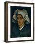 Head of a Peasant Woman, 1885-Vincent van Gogh-Framed Giclee Print