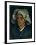 Head of a Peasant Woman, 1885-Vincent van Gogh-Framed Giclee Print