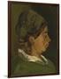 Head of a Peasant Woman: Right Profile, 1884-Vincent van Gogh-Framed Giclee Print