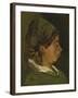 Head of a Peasant Woman: Right Profile, 1884-Vincent van Gogh-Framed Giclee Print