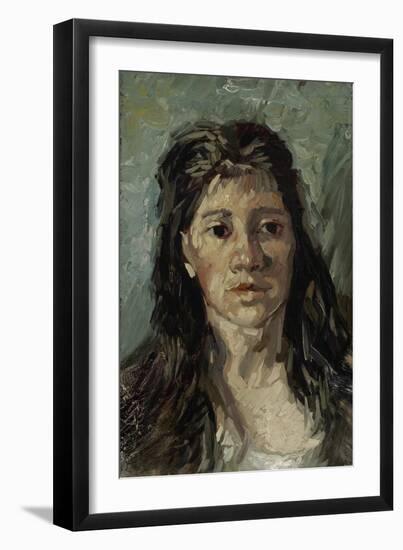 Head of a Prostitute, 1885-Vincent van Gogh-Framed Giclee Print