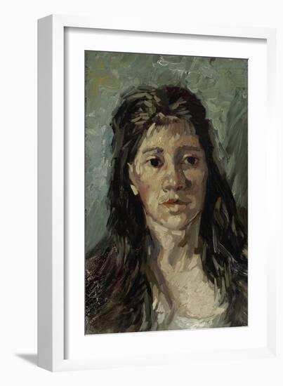 Head of a Prostitute, 1885-Vincent van Gogh-Framed Giclee Print