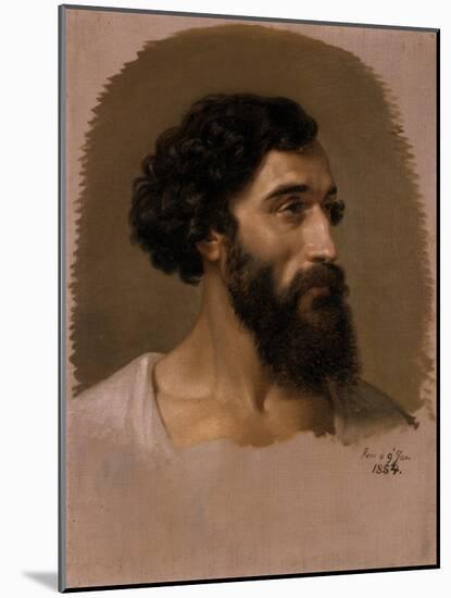 Head of a Roman, 1854-Emil Jacobs-Mounted Giclee Print