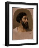 Head of a Roman, 1854-Emil Jacobs-Framed Giclee Print