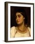 Head of a Roman Model-Frederic Leighton-Framed Giclee Print