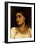 Head of a Roman Model-Frederic Leighton-Framed Giclee Print