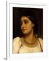 Head of a Roman Model-Frederic Leighton-Framed Giclee Print