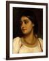 Head of a Roman Model-Frederic Leighton-Framed Giclee Print