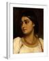 Head of a Roman Model-Frederic Leighton-Framed Giclee Print