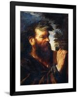 Head of a Sage-Pier Francesco Mola-Framed Giclee Print