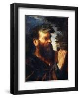 Head of a Sage-Pier Francesco Mola-Framed Giclee Print