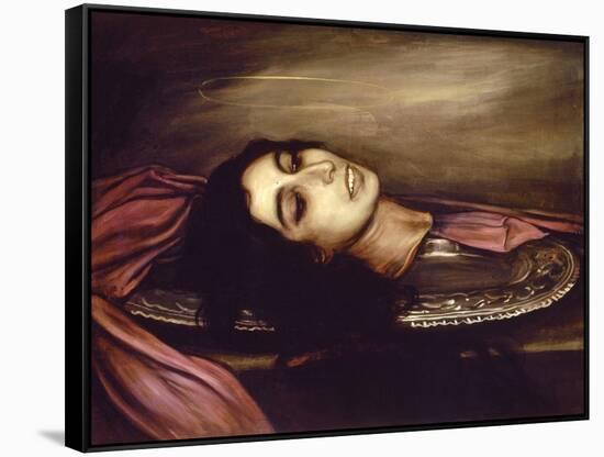 Head of a Saint Woman, 1925-Julio Romero de Torres-Framed Stretched Canvas