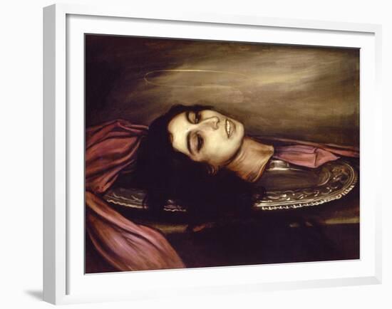 Head of a Saint Woman, 1925-Julio Romero de Torres-Framed Giclee Print