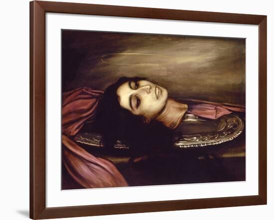 Head of a Saint Woman, 1925-Julio Romero de Torres-Framed Giclee Print