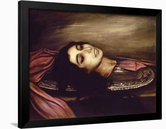 Head of a Saint Woman, 1925-Julio Romero de Torres-Framed Giclee Print