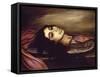 Head of a Saint Woman, 1925-Julio Romero de Torres-Framed Stretched Canvas