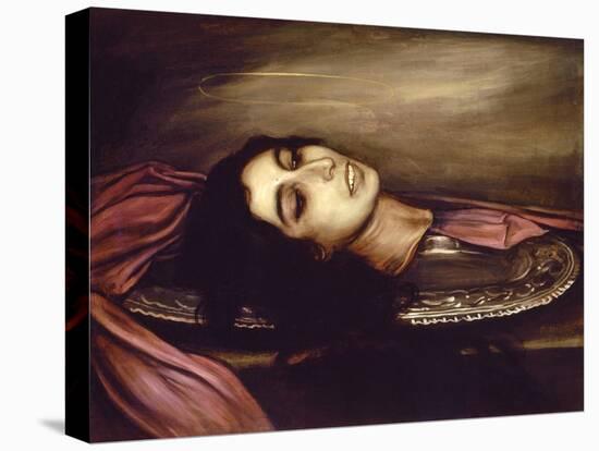 Head of a Saint Woman, 1925-Julio Romero de Torres-Stretched Canvas