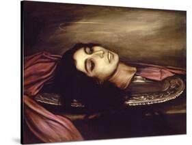 Head of a Saint Woman, 1925-Julio Romero de Torres-Stretched Canvas