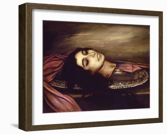 Head of a Saint Woman, 1925-Julio Romero de Torres-Framed Giclee Print