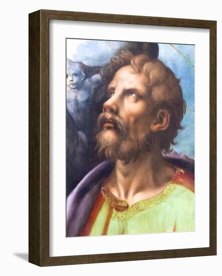 Head of a Saint-Giulio Romano-Framed Giclee Print