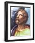 Head of a Saint-Giulio Romano-Framed Giclee Print