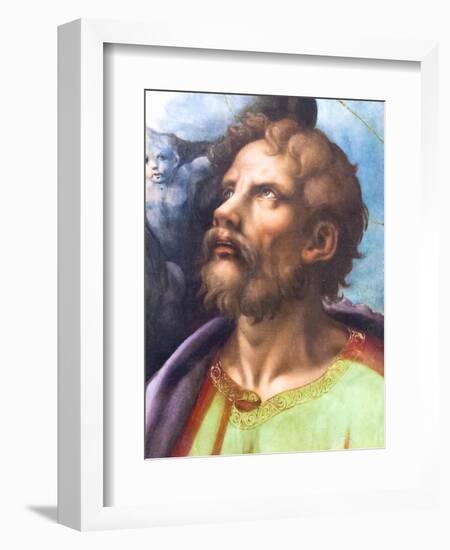 Head of a Saint-Giulio Romano-Framed Giclee Print