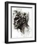 Head of a Satyr-Michelangelo Buonarroti-Framed Giclee Print