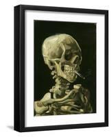 Head of a Skeleton with a Burning Cigarette, 1886-Vincent van Gogh-Framed Giclee Print