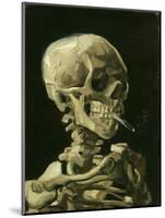 Head of a Skeleton with a Burning Cigarette, 1886-Vincent van Gogh-Mounted Giclee Print