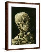 Head of a Skeleton with a Burning Cigarette, 1886-Vincent van Gogh-Framed Giclee Print