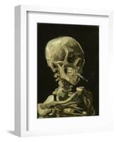 Head of a Skeleton with a Burning Cigarette, 1886-Vincent van Gogh-Framed Art Print