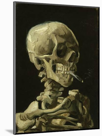 Head of a Skeleton with a Burning Cigarette, 1886-Vincent van Gogh-Mounted Art Print