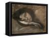 Head of a Sleeping Woman, 19th or Early 20th Century-Eugene Carriere-Framed Stretched Canvas