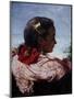 Head of a Spanish Girl, 1860-John Phillip-Mounted Giclee Print