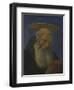 Head of a Tonsured, Bearded Saint (From Carnesecchi Tabernacl), C. 1440-Domenico Veneziano-Framed Giclee Print