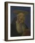 Head of a Tonsured, Bearded Saint (From Carnesecchi Tabernacl), C. 1440-Domenico Veneziano-Framed Giclee Print