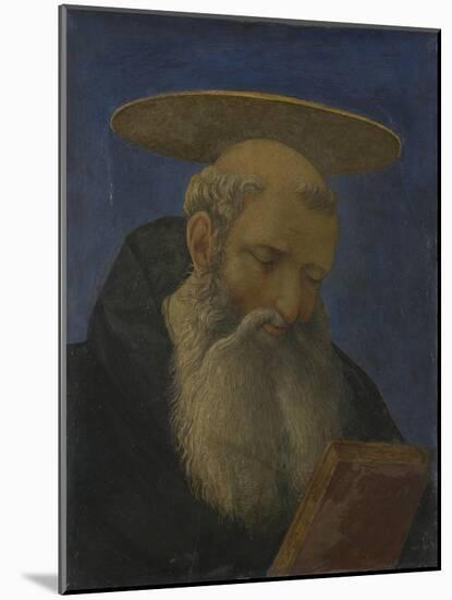 Head of a Tonsured, Bearded Saint (From Carnesecchi Tabernacl), C. 1440-Domenico Veneziano-Mounted Giclee Print