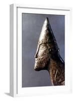 Head of a Viking Warrior, C9th-11th Century-null-Framed Photographic Print