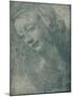 'Head of a Virgin', c15th century, (1932)-Leonardo Da Vinci-Mounted Giclee Print