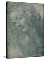 'Head of a Virgin', c15th century, (1932)-Leonardo Da Vinci-Stretched Canvas