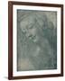 'Head of a Virgin', c15th century, (1932)-Leonardo Da Vinci-Framed Giclee Print