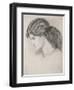 Head of a Woman, 1861-Dante Gabriel Rossetti-Framed Giclee Print