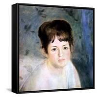 Head of a Woman, 1876-Pierre-Auguste Renoir-Framed Stretched Canvas