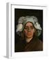 Head of a Woman, 1885-Vincent van Gogh-Framed Giclee Print