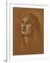 Head of a Woman, 1890-Edward Burne-Jones-Framed Giclee Print